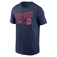 Men's Nike  Navy Boston Red Sox Cooperstown Collection Retro T-Shirt