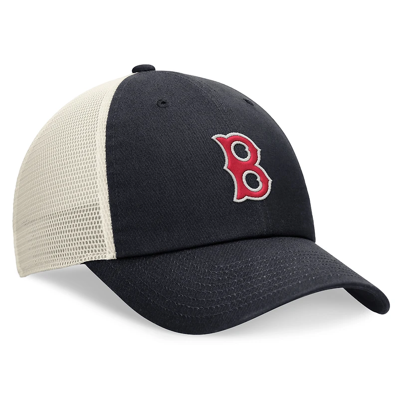 Casquette réglable de camionneur Nike pour hommes, bleu marine, Boston Red Sox, collection Cooperstown, Rewind Club
