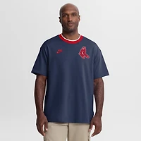 Men's Nike Navy Boston Red Sox Cooperstown Collection Ringer T-Shirt