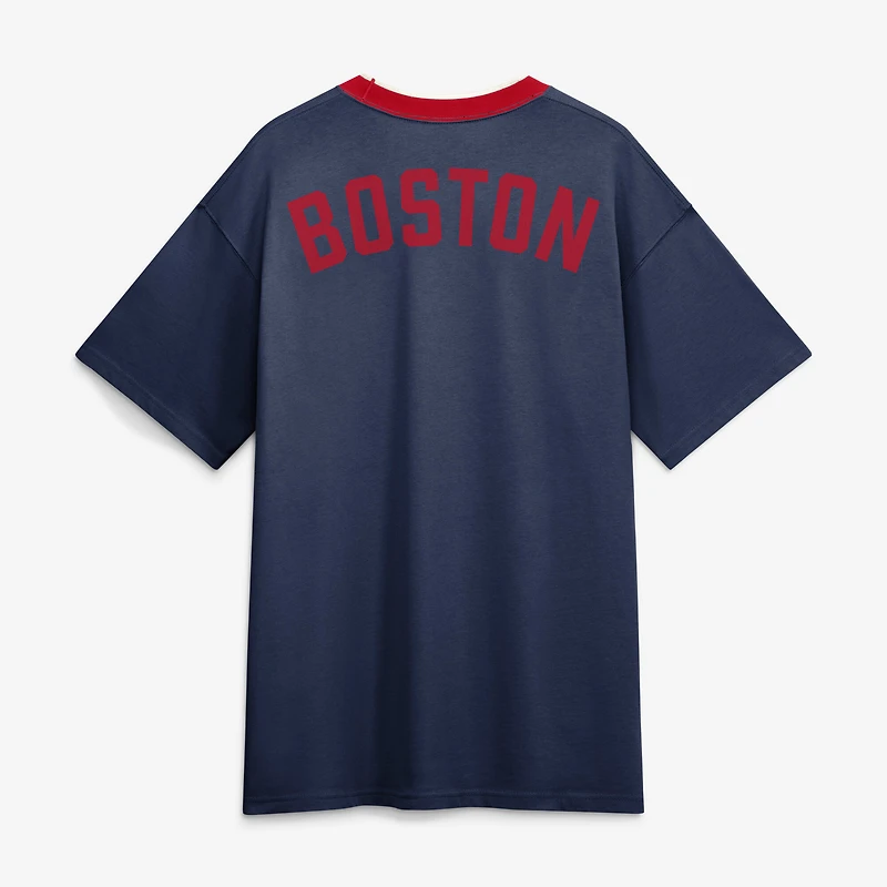 Men's Nike Navy Boston Red Sox Cooperstown Collection Ringer T-Shirt