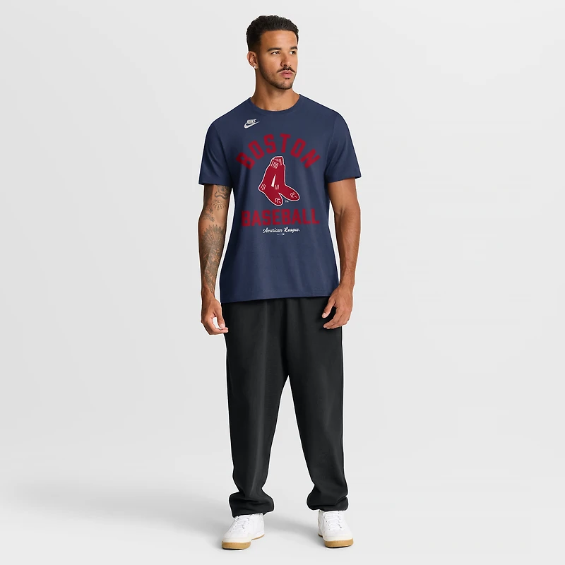 Men's Nike Navy Boston Red Sox Cooperstown Collection T-Shirt