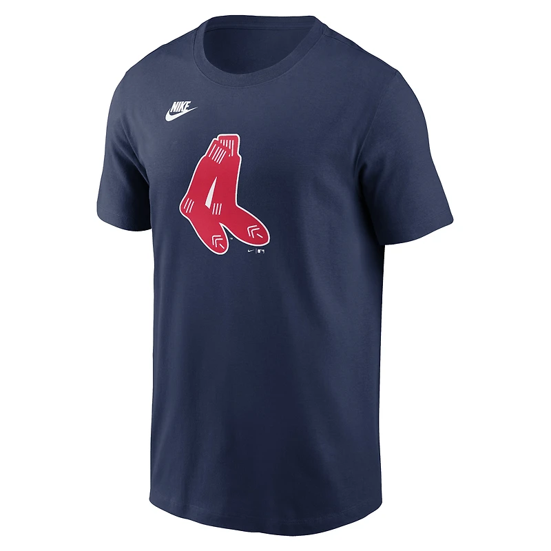T-shirt avec logo de l'équipe Nike des Red Sox Boston pour homme, bleu marine, collection Cooperstown