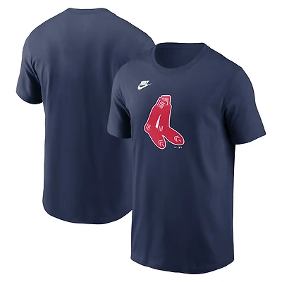 T-shirt avec logo de l'équipe Nike des Red Sox Boston pour homme, bleu marine, collection Cooperstown