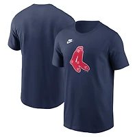 T-shirt avec logo de l'équipe Nike des Red Sox Boston pour homme, bleu marine, collection Cooperstown