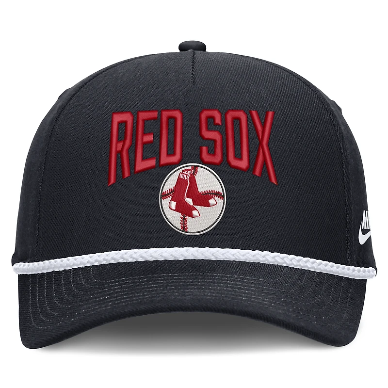 Casquette ajustable Nike bleu marine Boston Red Sox Cooperstown Rise pour homme