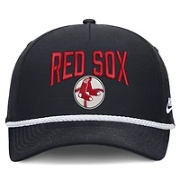 Casquette ajustable Nike bleu marine Boston Red Sox Cooperstown Rise pour homme
