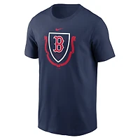 T-shirt Nike bleu marine avec écusson des Red Sox de Boston pour homme