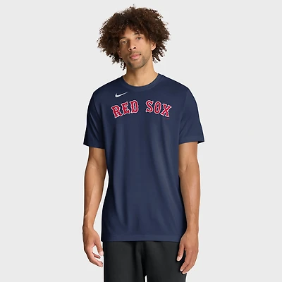 Men's Nike Navy Boston Red Sox New Legend Wordmark T-Shirt