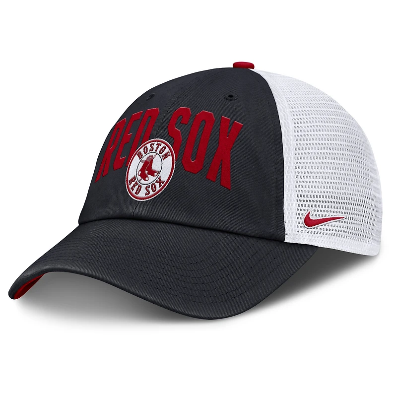 Men's Nike Navy Boston Red Sox Primetime Club Adjustable Trucker Hat
