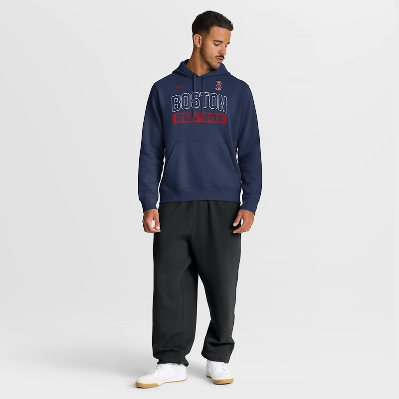 Sweat à capuche Nike Primetime Club bleu marine Boston Red Sox pour homme