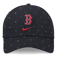 Men's Nike  Navy Boston Red Sox Primetime Print Club Adjustable Hat