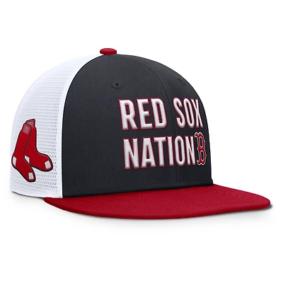 Men's Nike  Navy Boston Red Sox Pro Trucker Snapback Hat