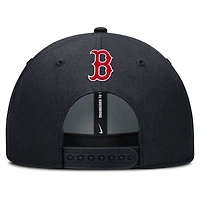 Casquette ajustable Nike Boston Red Sox Rise Gaberdine pour homme bleu marine