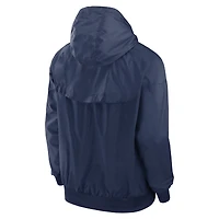 Men's Nike Navy Boston Red Sox Windrunner Raglan Full-Zip Windbreaker