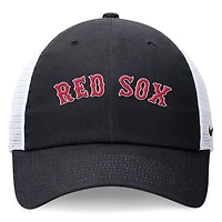 Casquette de camionneur ajustable Nike bleu marine Boston Red Sox Wordmark pour homme