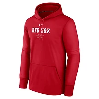 Sweat à capuche Nike rouge Boston Red Sox Authentic Collection Performance pour homme