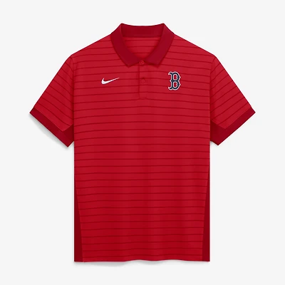 Polo rayé Victory Dri-FIT de la collection Authentic des Red Sox Boston pour homme Nike