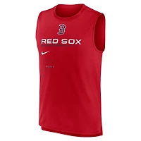 Débardeur Performance Nike Boston Red Sox Exceed Rouge pour Homme