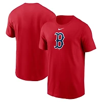 T-shirt Nike pour homme, rouge, Boston Red Sox Fuse, grand logo
