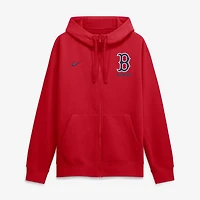 Men's Nike Red Boston Sox Primetime Lockup Full-Zip Hoodie