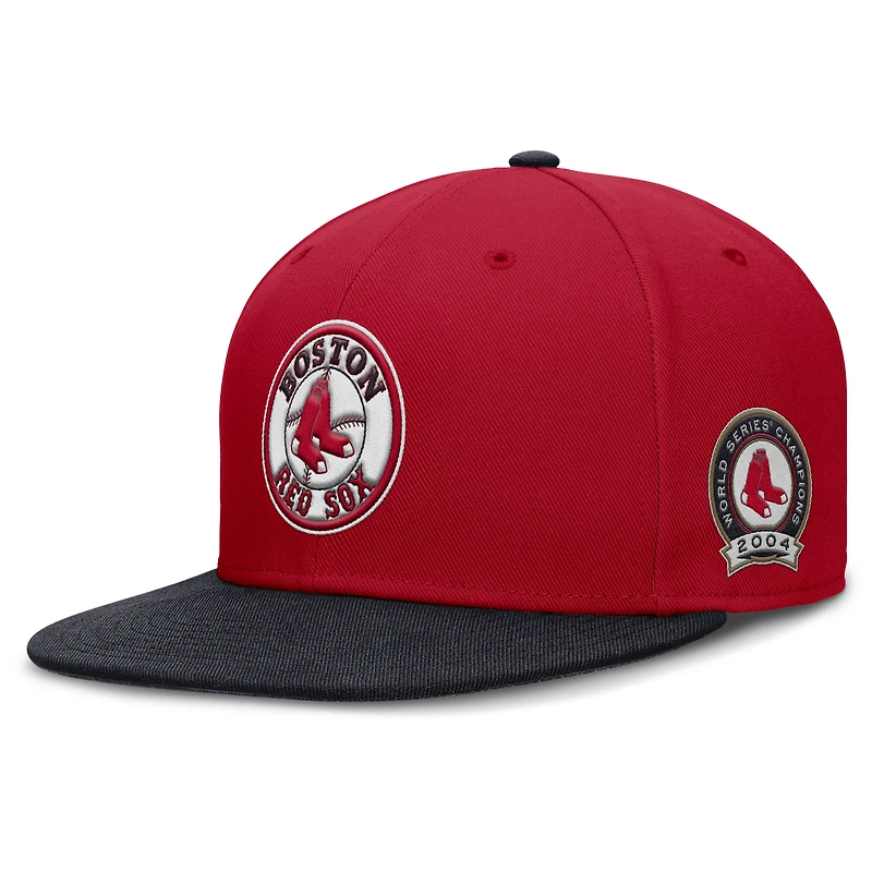Casquette ajustée Nike True Performance pour homme, rouge, des Boston Red Sox