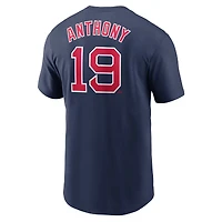 Men's Nike Roman Anthony Navy Boston Red Sox  Fuse Name & Number T-Shirt