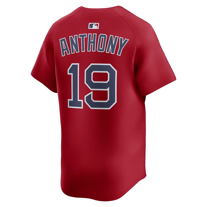 Maillot Nike Roman Anthony rouge pour homme, édition limitée, joueur alternatif des Boston Red Sox