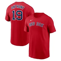 T-shirt Nike Roman Anthony rouge Boston Red Sox Fuse pour homme avec nom et numéro