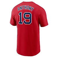 T-shirt Nike Roman Anthony rouge Boston Red Sox Fuse pour homme avec nom et numéro