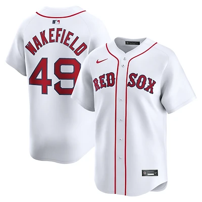 Maillot Nike Tim Wakefield blanc domicile des Boston Red Sox pour homme, édition limitée