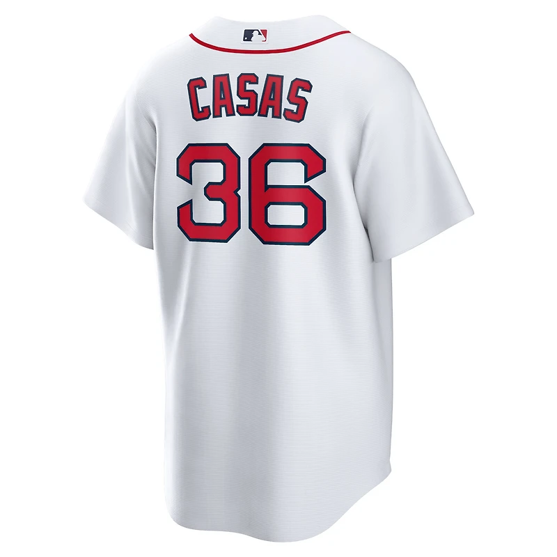 Maillot Nike Triston Casas blanc pour homme, réplique domicile des Red Sox de Boston