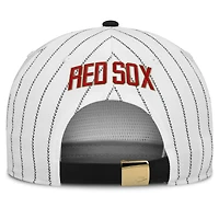 Casquette ajustable Nike Pro Boston Red Sox Cooperstown Collection blanche et noire pour homme