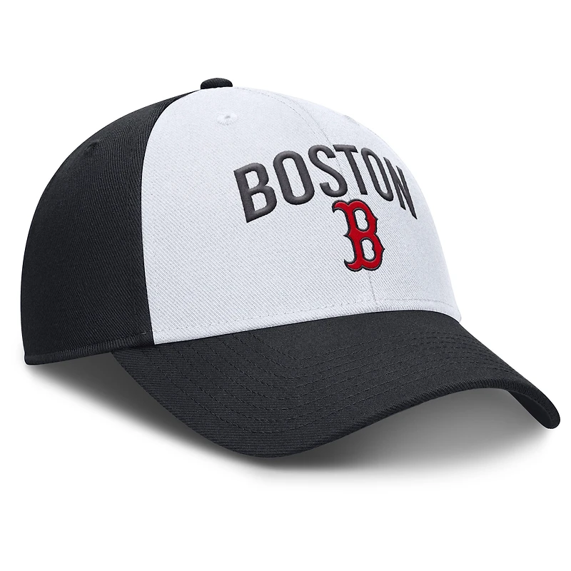 Men's Nike White/Navy Boston Red Sox Club Performance Adjustable Hat