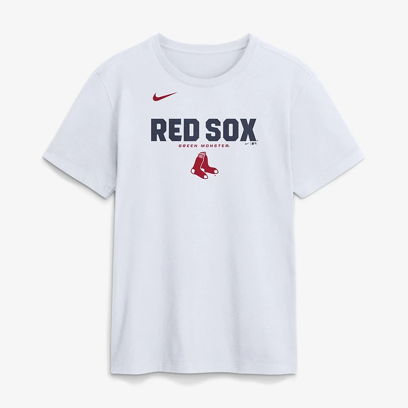 Men's Nike White Boston Red Sox Bold Team Name T-Shirt