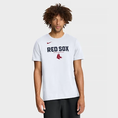 Men's Nike White Boston Red Sox Bold Team Name T-Shirt