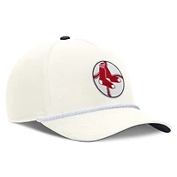 Casquette ajustable Nike blanche Boston Red Sox Cooperstown Collection Rise pour homme