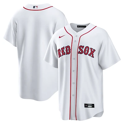 Maillot Boston Red Sox Domicile Blanc Réplique Homme Nike