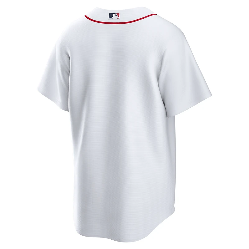 Maillot Nike blanc à domicile des Boston Red Sox pour homme