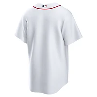 Maillot Nike blanc à domicile des Boston Red Sox pour homme