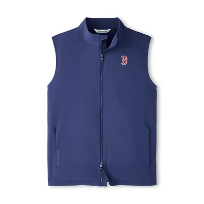 Men's Peter Millar Navy Boston Red Sox Dunes Full-Zip Vest