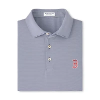 Polo Peter Millar bleu marine à rayures Jubilee des Boston Red Sox pour homme