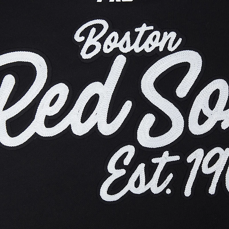 Sweat-shirt à épaules tombantes Boston Red Sox Paint The City Pro Standard pour homme, noir