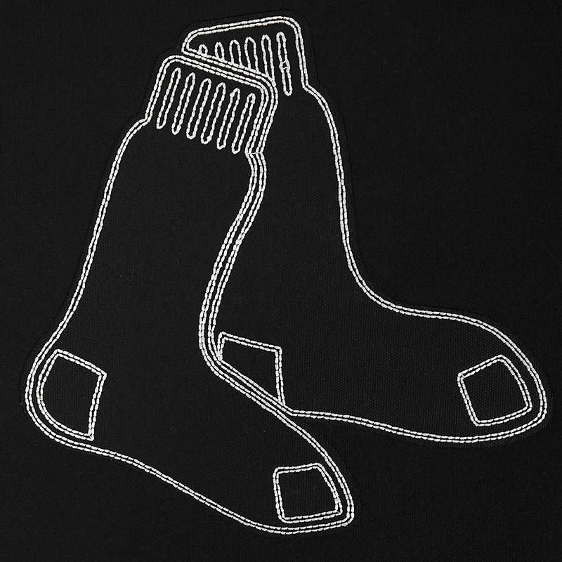 Sweat-shirt à épaules tombantes Boston Red Sox Paint The City Pro Standard pour homme, noir