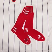 Men's Pro Standard Cream Boston Red Sox Pinstripe Retro Classic Woven Shorts