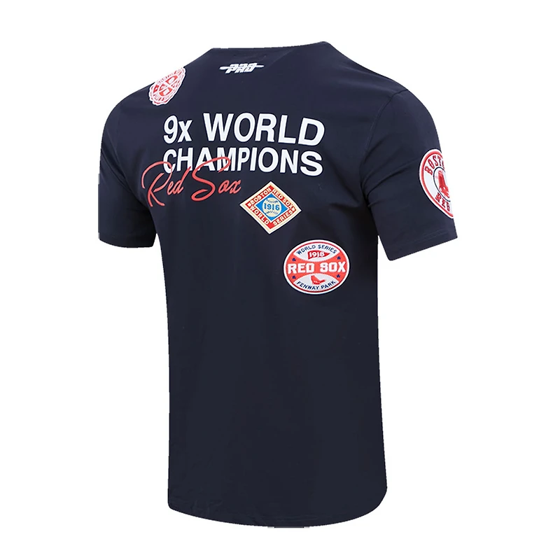 T-shirt Pro Standard Navy Boston Red Sox Championship pour homme