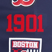 Men's Pro Standard Navy Boston Red Sox Fast Lane Full-Zip Track Jacket