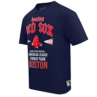 T-shirt surdimensionné City Tour des Red Sox de Boston Pro Standard pour hommes, bleu marine