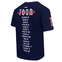 T-shirt surdimensionné City Tour des Red Sox de Boston Pro Standard pour hommes, bleu marine