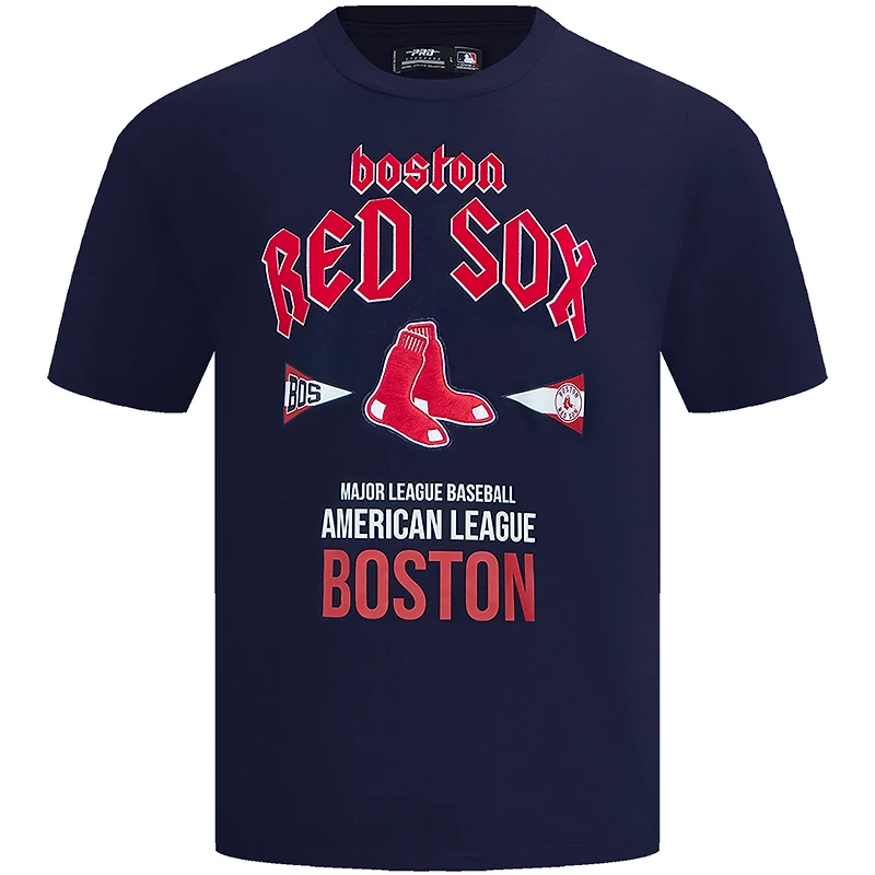 T-shirt surdimensionné City Tour des Red Sox de Boston Pro Standard pour hommes, bleu marine