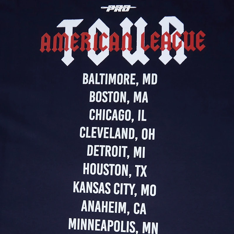 T-shirt surdimensionné City Tour des Red Sox de Boston Pro Standard pour hommes, bleu marine